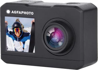 AgfaPhoto Realmove Dual Screen WIFI Sport Camera Zwart