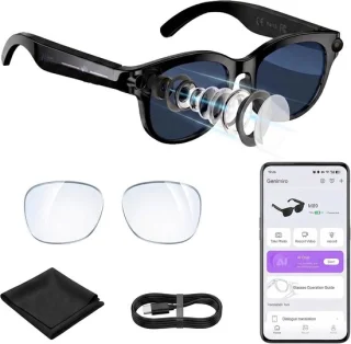 AI-smartbril met 8MP camera - SnelShoppen