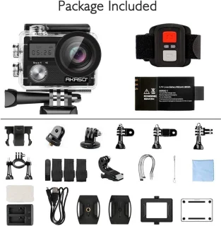 AKASO Brave 4 4K Actiecamera Bundel