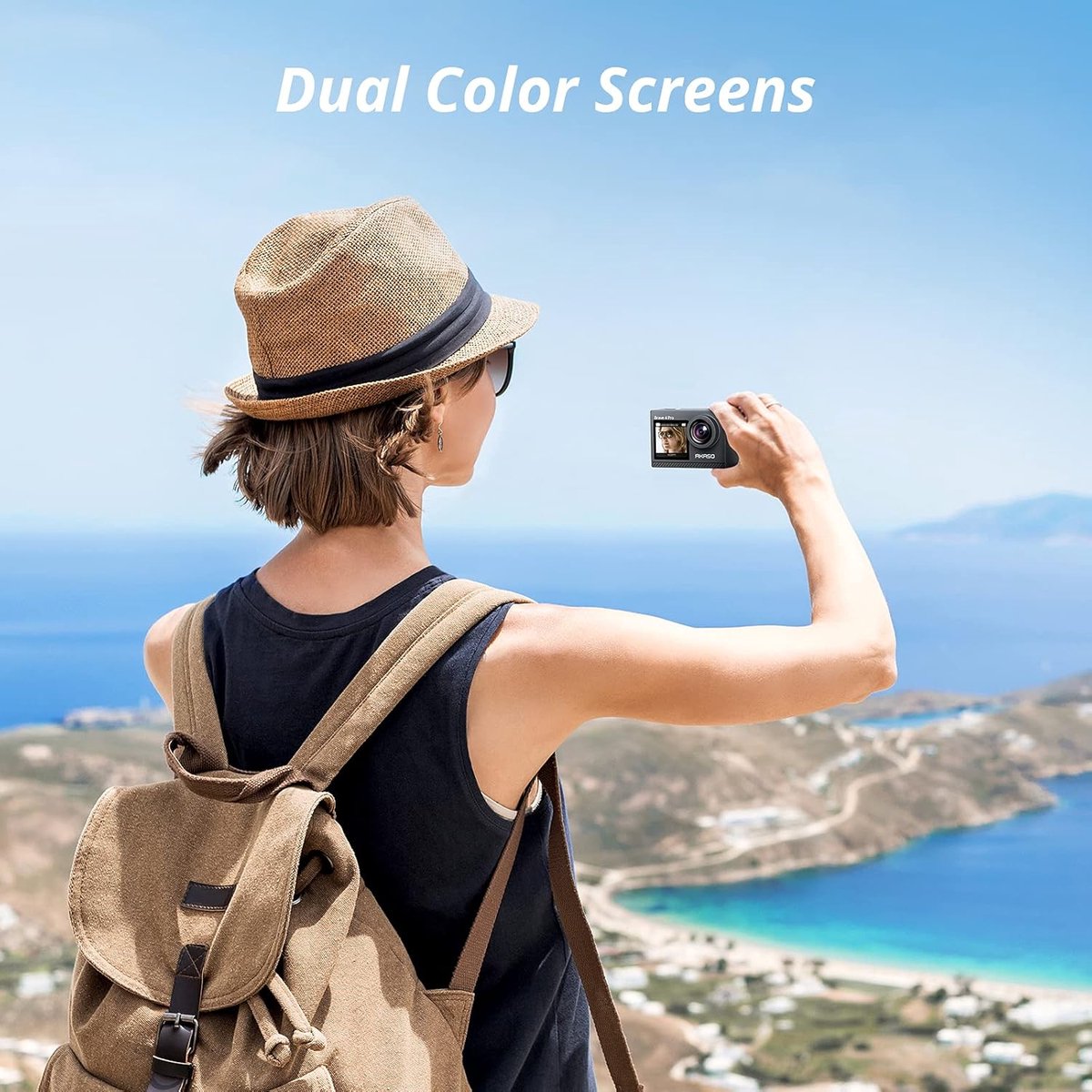 AKASO Brave 4 Pro Actiecamera 4K Touchscreen Waterdicht