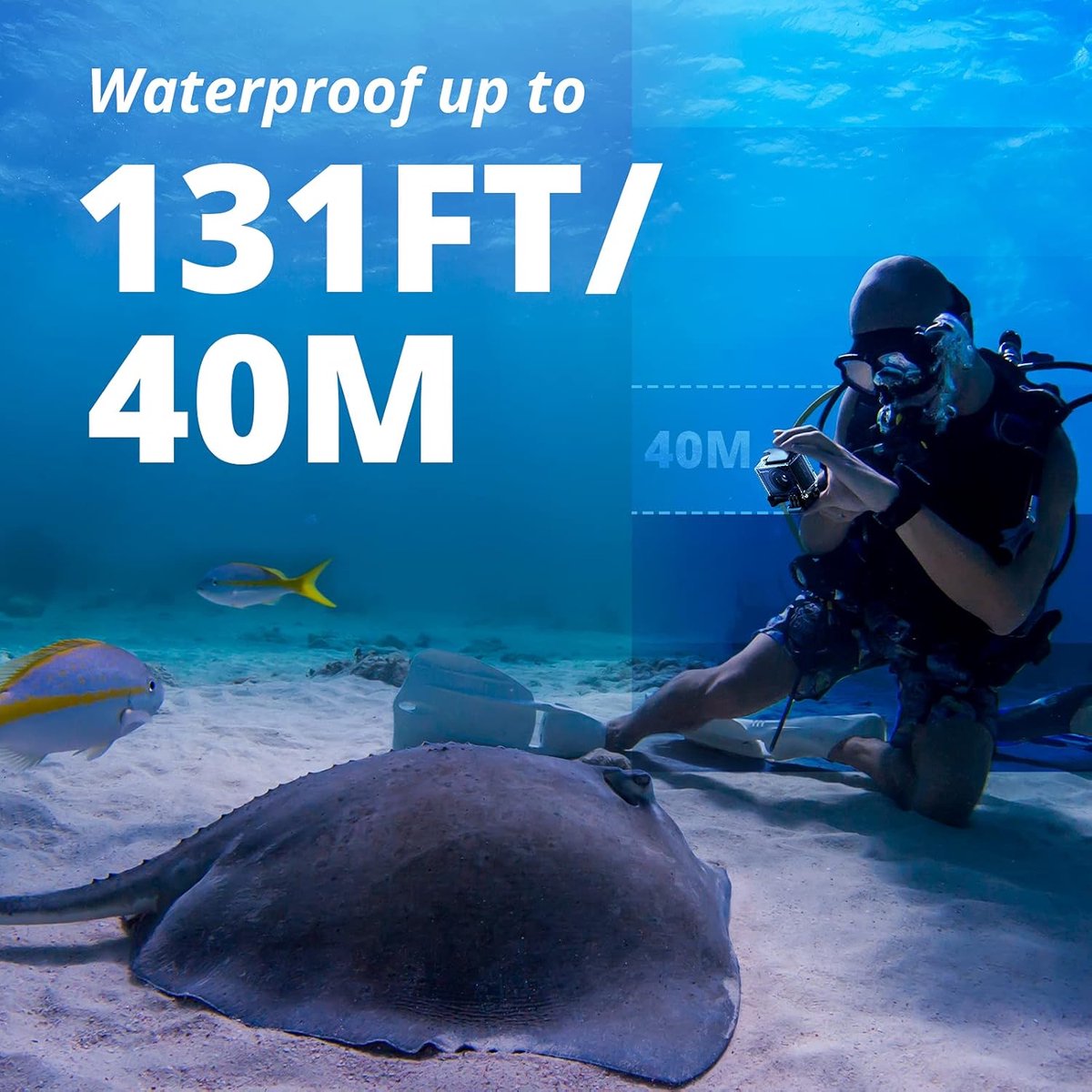 AKASO Brave 4 Pro Actiecamera 4K Touchscreen Waterdicht