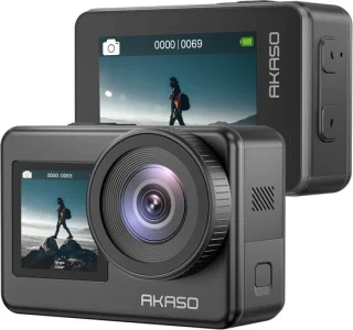AKASO Brave 7 ActionCam 4K 30fps 20MP Dual Screen
