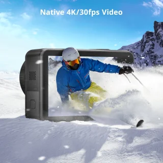 AKASO Brave 7 ActionCam 4K 30fps 20MP IPX8 Dual Screen 64G