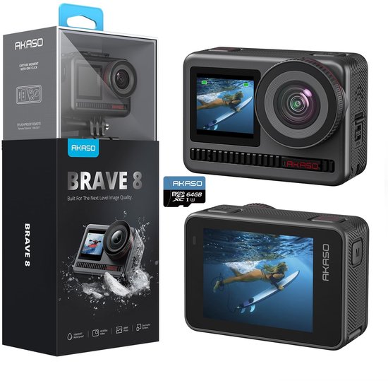 AKASO Brave 8 ActionCam 4K 60fps 48MP 64GB review