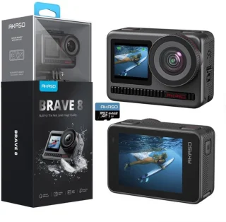 AKASO Brave 8 ActionCam 4K 60fps 48MP 64GB