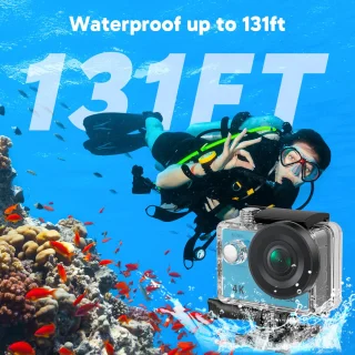 AKASO EK7000 4K Action Camera Blauw