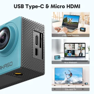 AKASO EK7000 4K Action Camera Blauw