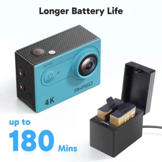 AKASO EK7000 4K Action Camera Blauw