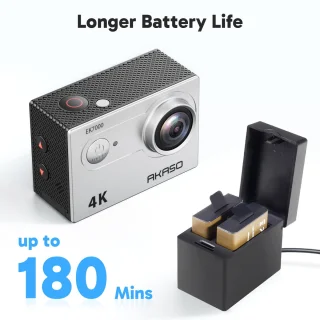 AKASO EK7000 Action Camera Zilver