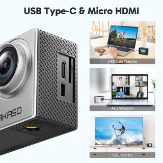 AKASO EK7000 Action Camera Zilver