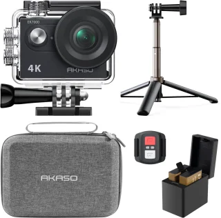 De AKASO EK7000 Actioncamera - Zwart in één oogopslag