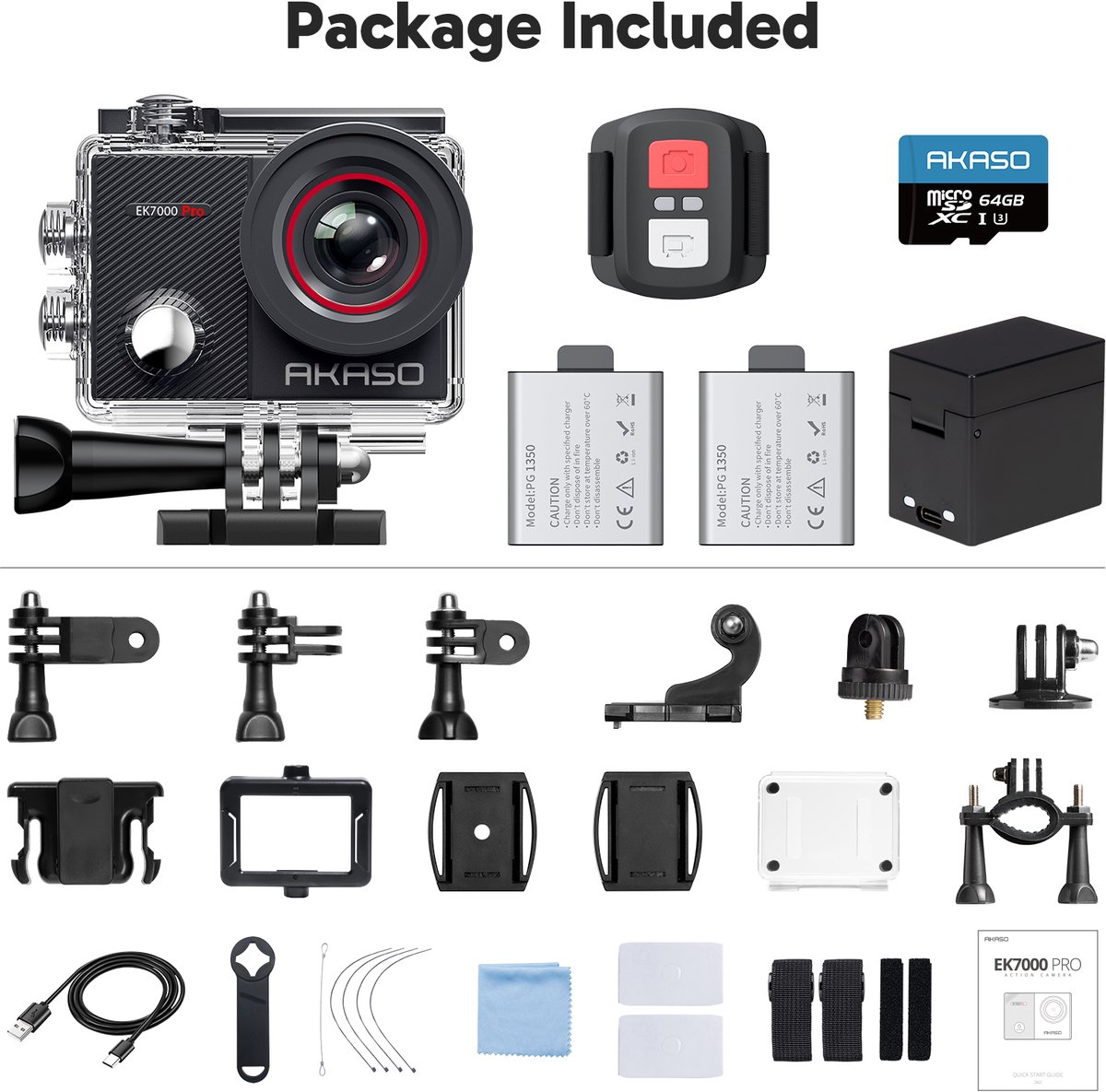 AKASO EK7000 Pro 4K Sportcamera