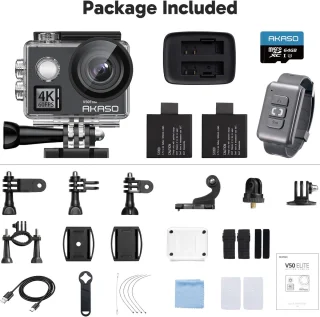 AKASO V50 Elite 4K Action Cam 64GB