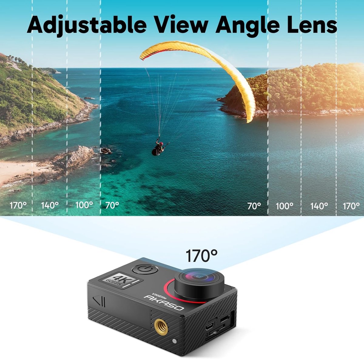 AKASO V50 Elite Actioncam 4K 60fps