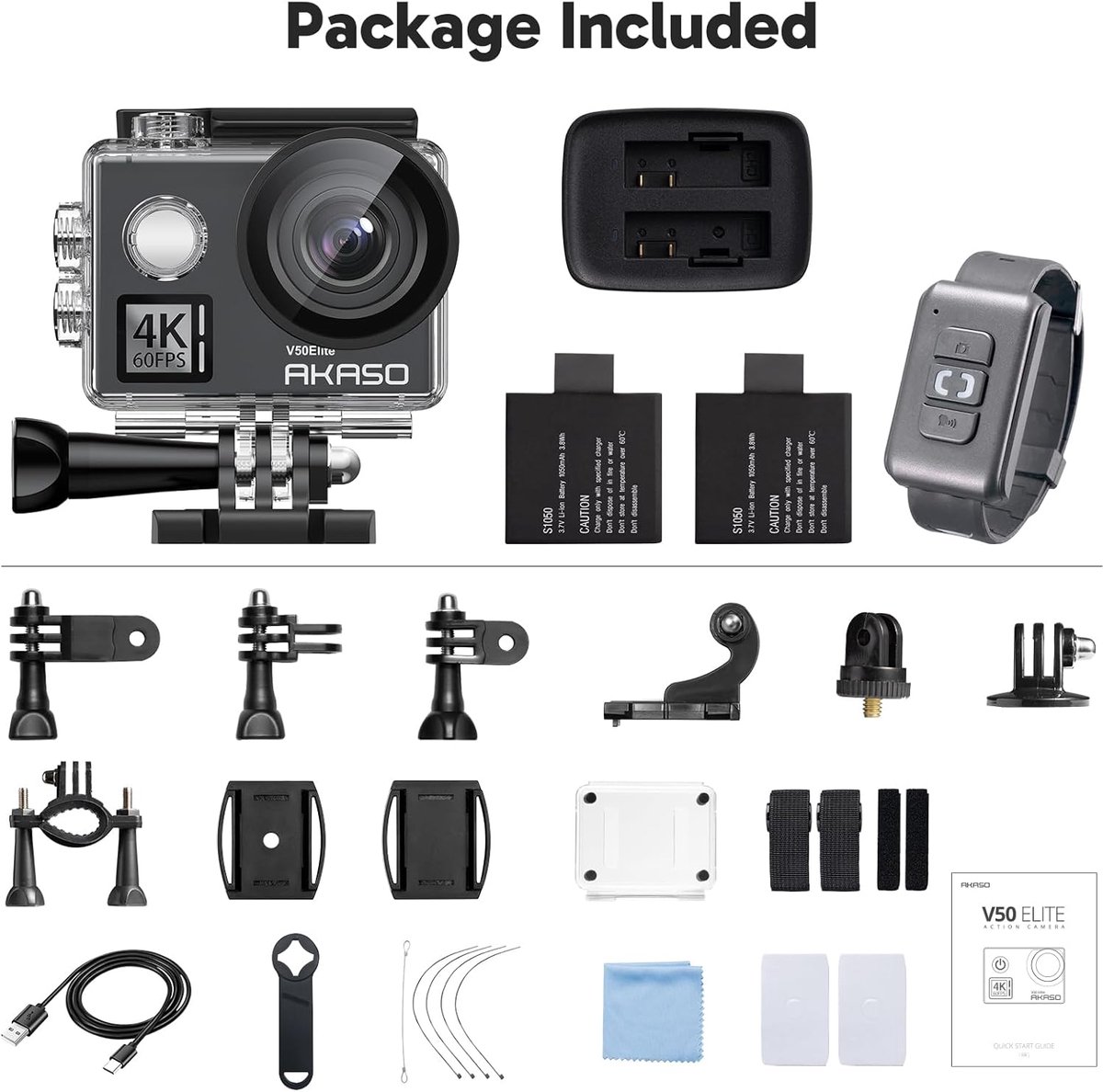 AKASO V50 Elite Actioncam 4K 60fps
