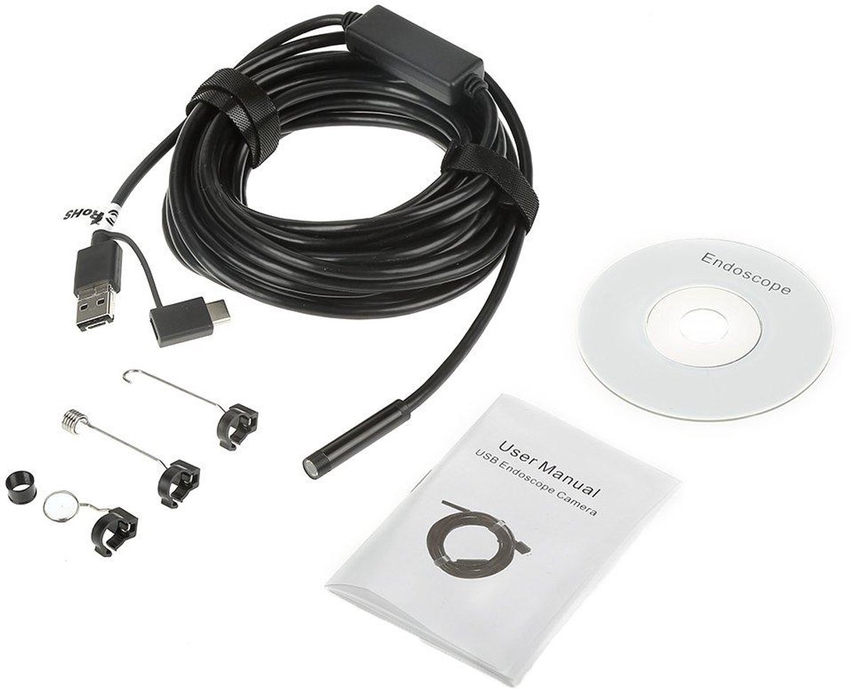 Allecto Plus 3-in-1 USB Endoscoopcamera 1.5m
