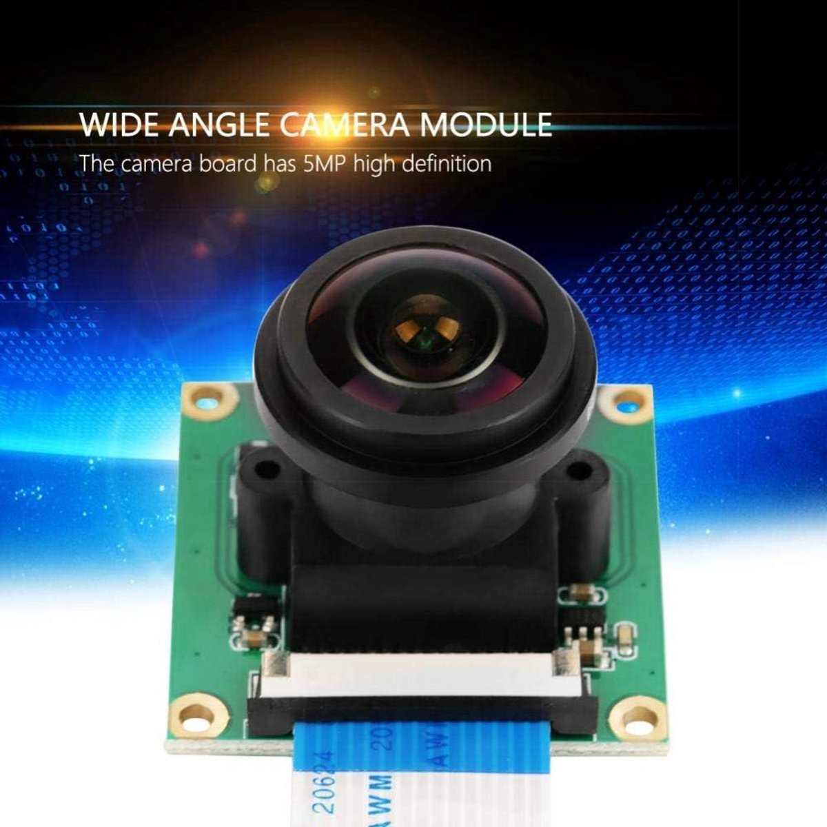 Allecto Plus Groothoek Cameramodule HD 5MP 175° B 3/2 Mini
