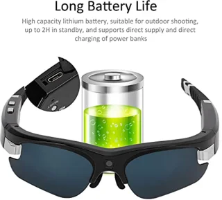 Bewinner Camera Glasses