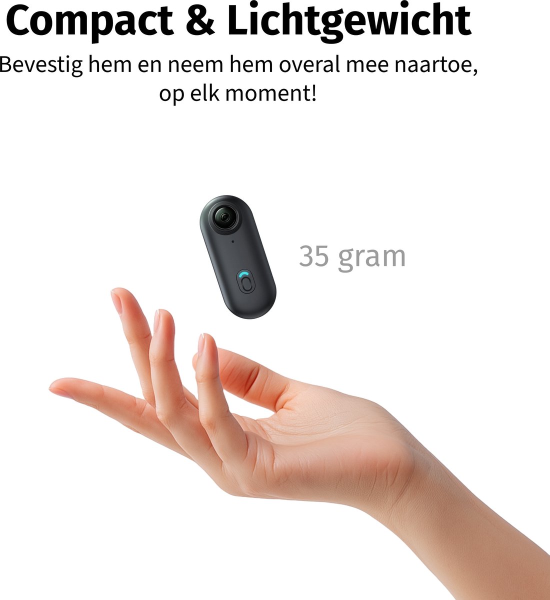 Bimivo Mini 4K Bodycam Zwart inclusief 64GB SD kaart