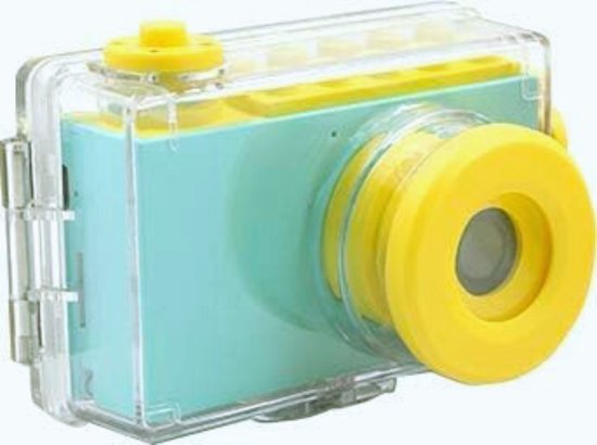 Blauwe Mini Waterdichte Camera