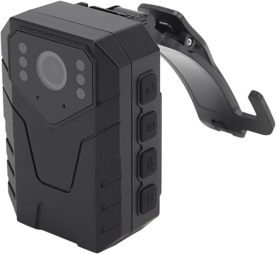 Body Worn Camera 1296P HD Back Clip Recorder