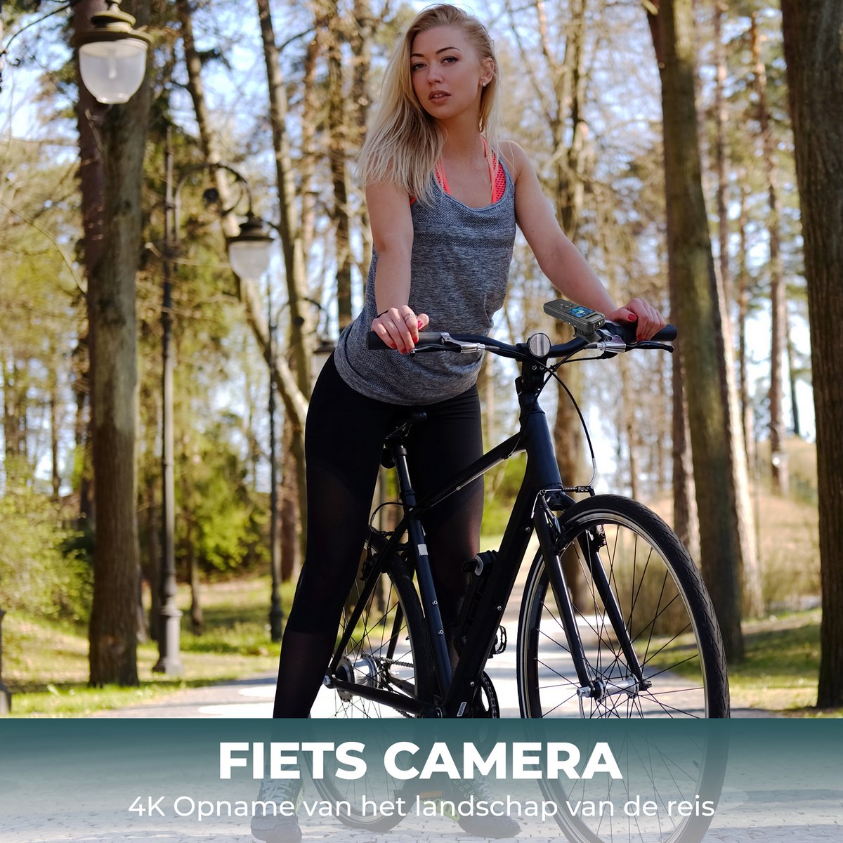 Bodycam 4K Ultra HD Politie Zwart