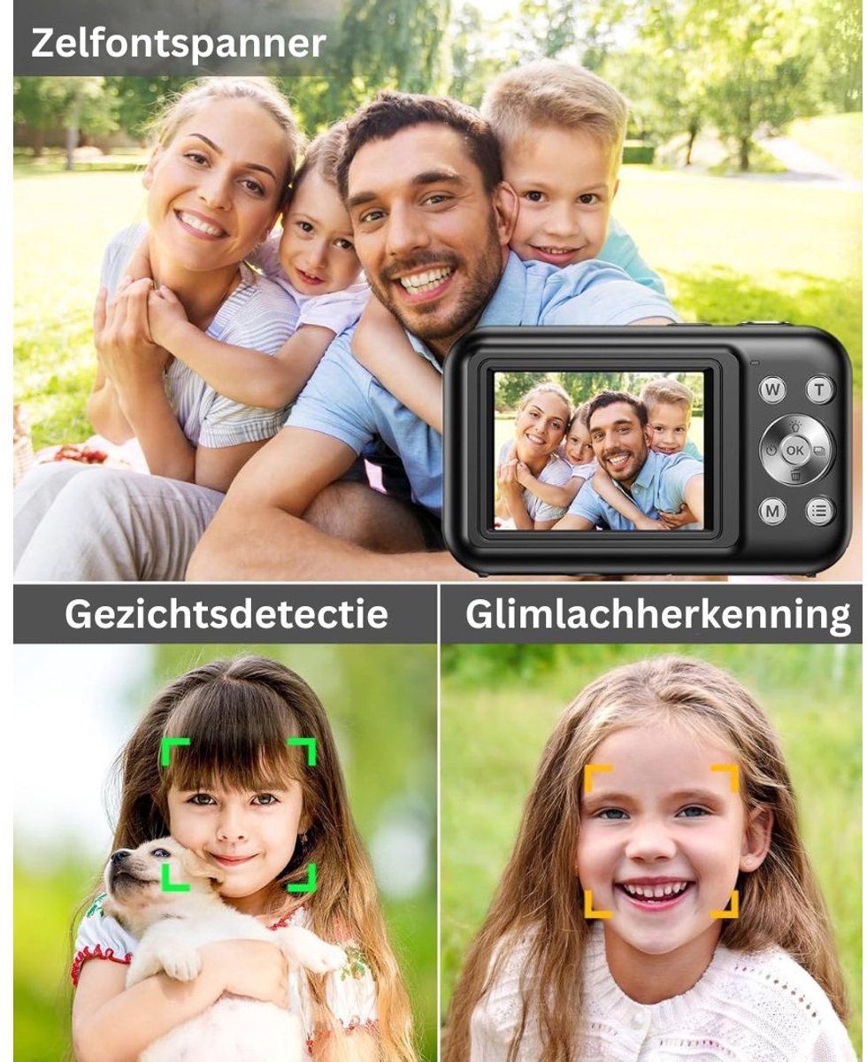 Bodycam Action Camera Zwart