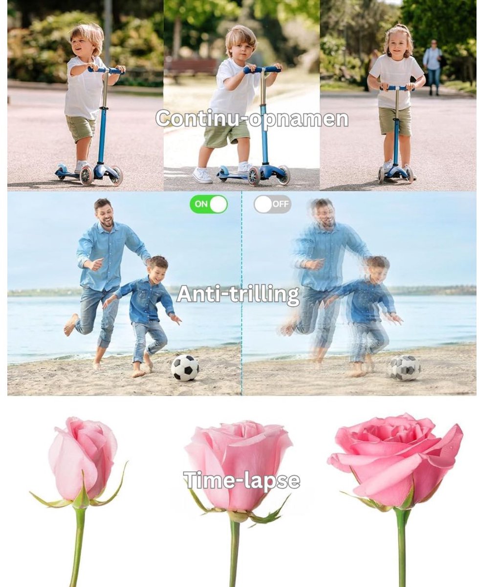 Bodycam Action Camera Zwart