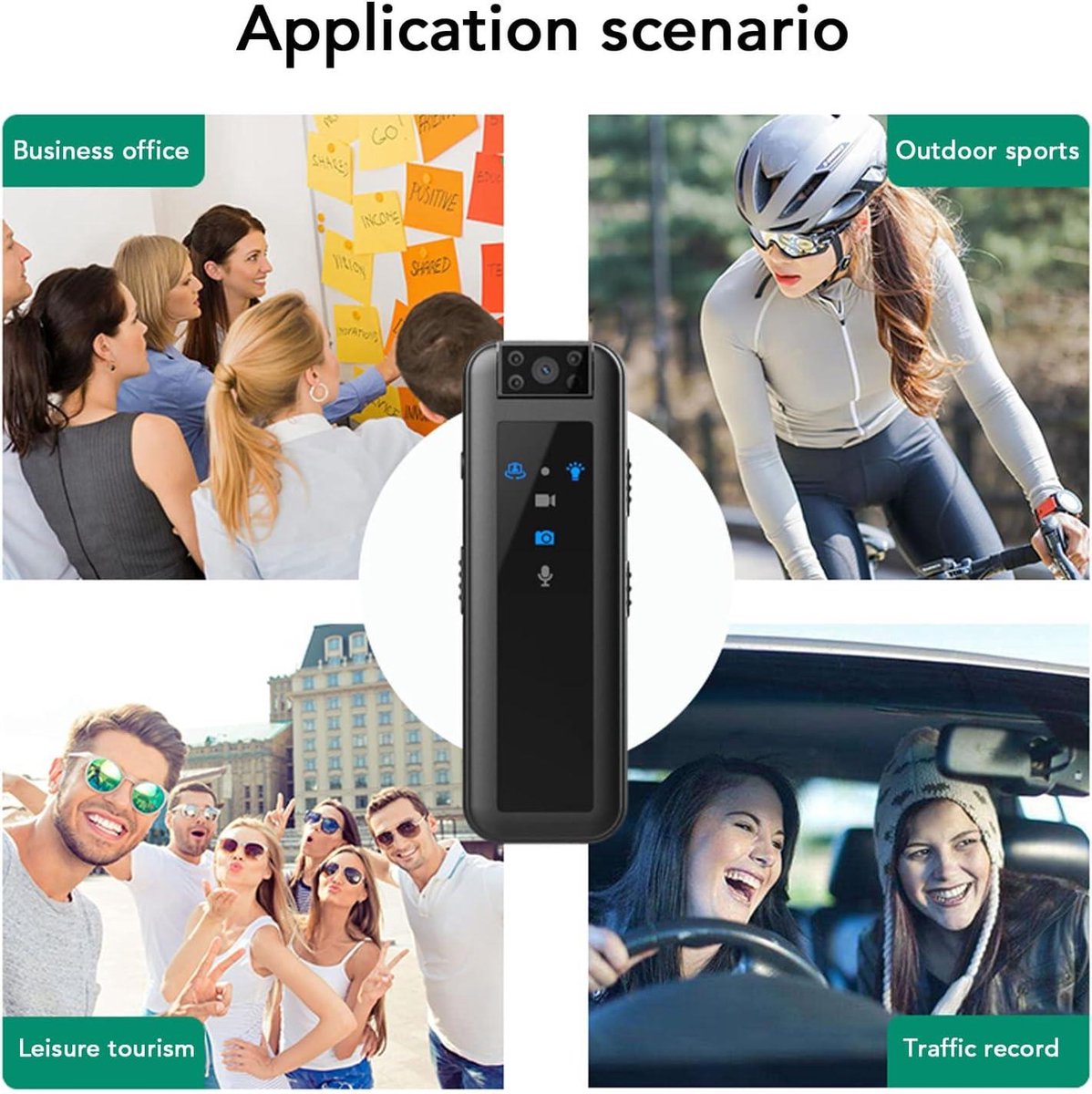 Bodycam - Action Camera Zwart