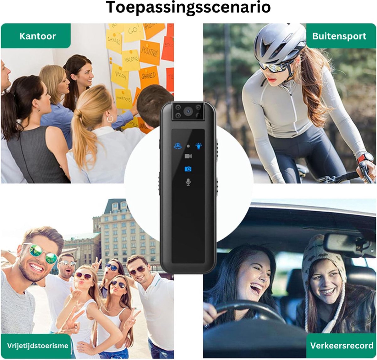 Bodycam - Action Camera Zwart
