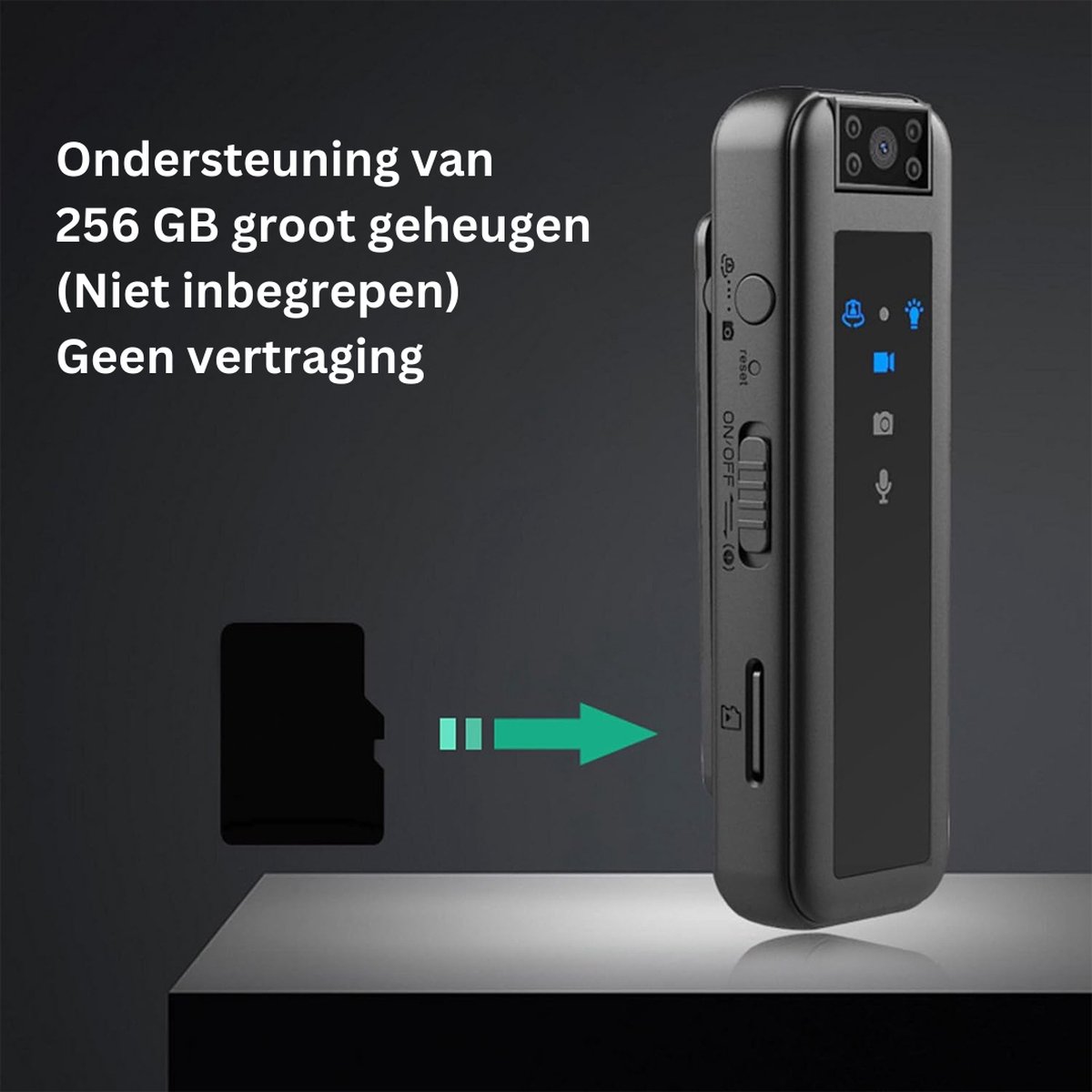 Bodycam - Action Camera Zwart