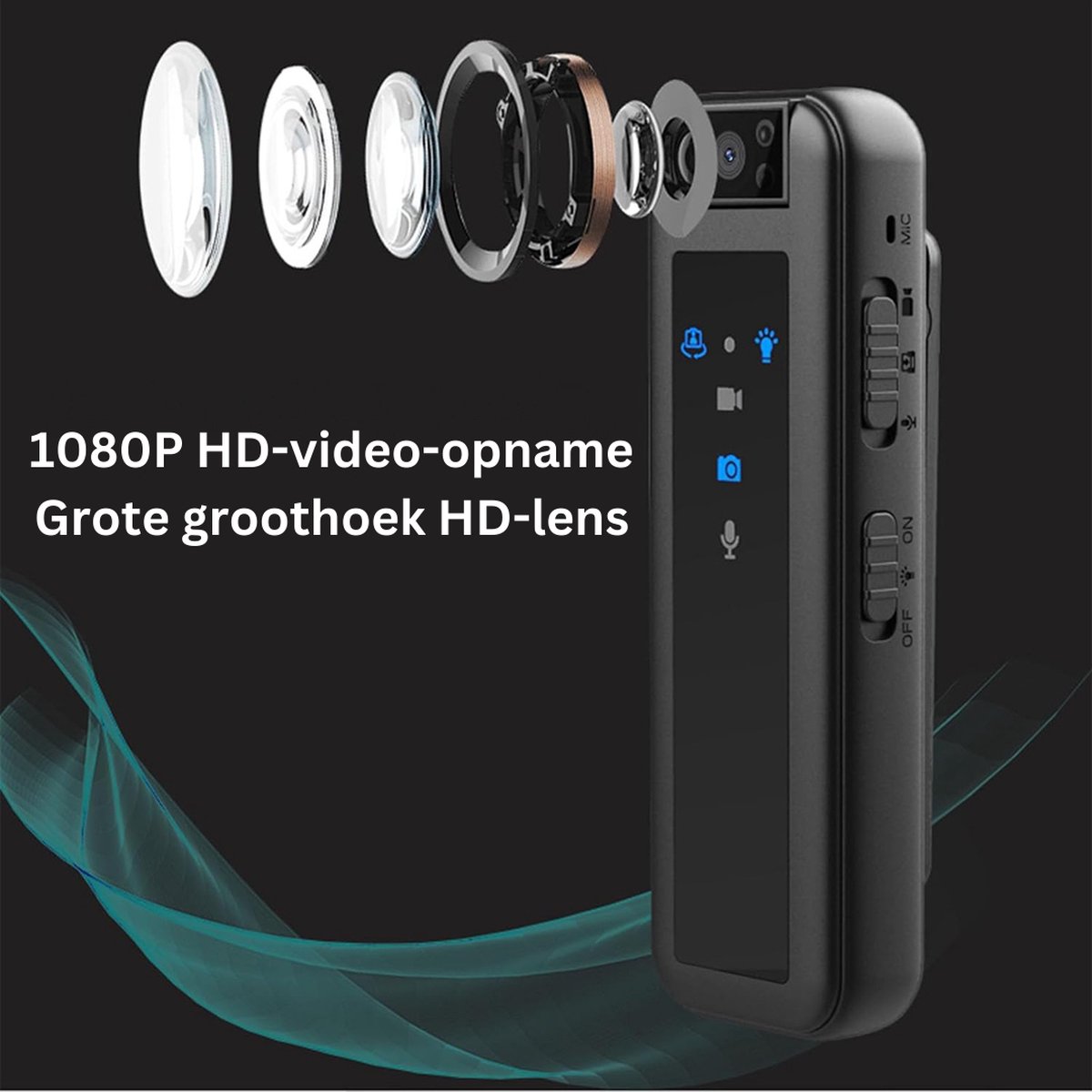 Bodycam - Action Camera Zwart