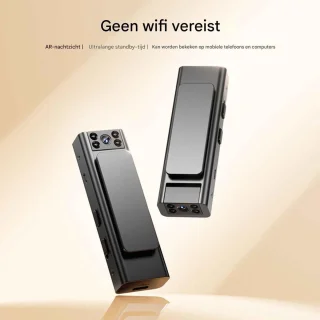 Bodycam sportcamera recorder zwart