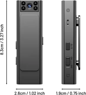 Bodycam sportcamera recorder zwart