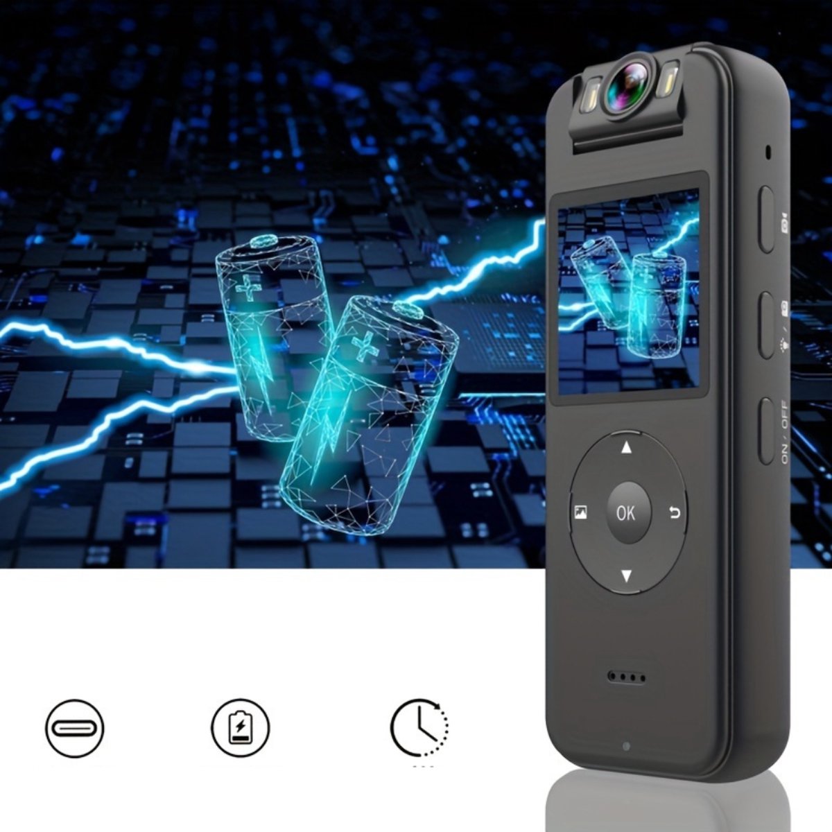 Bovista Bodycam Spy Camera HD 128GB