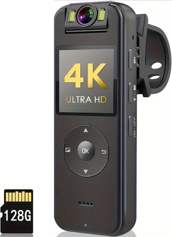 Bovista Bodycam Spy Camera HD 128GB