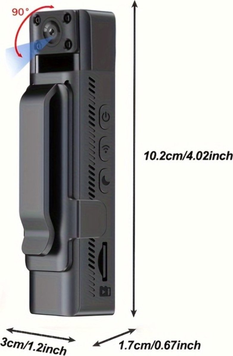 Bovista Chest Camera Bodycam HD