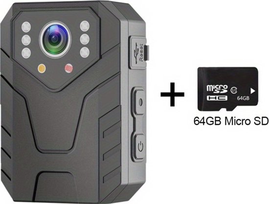 Bovista Politie Bodycam Chest Camera HD 64GB review
