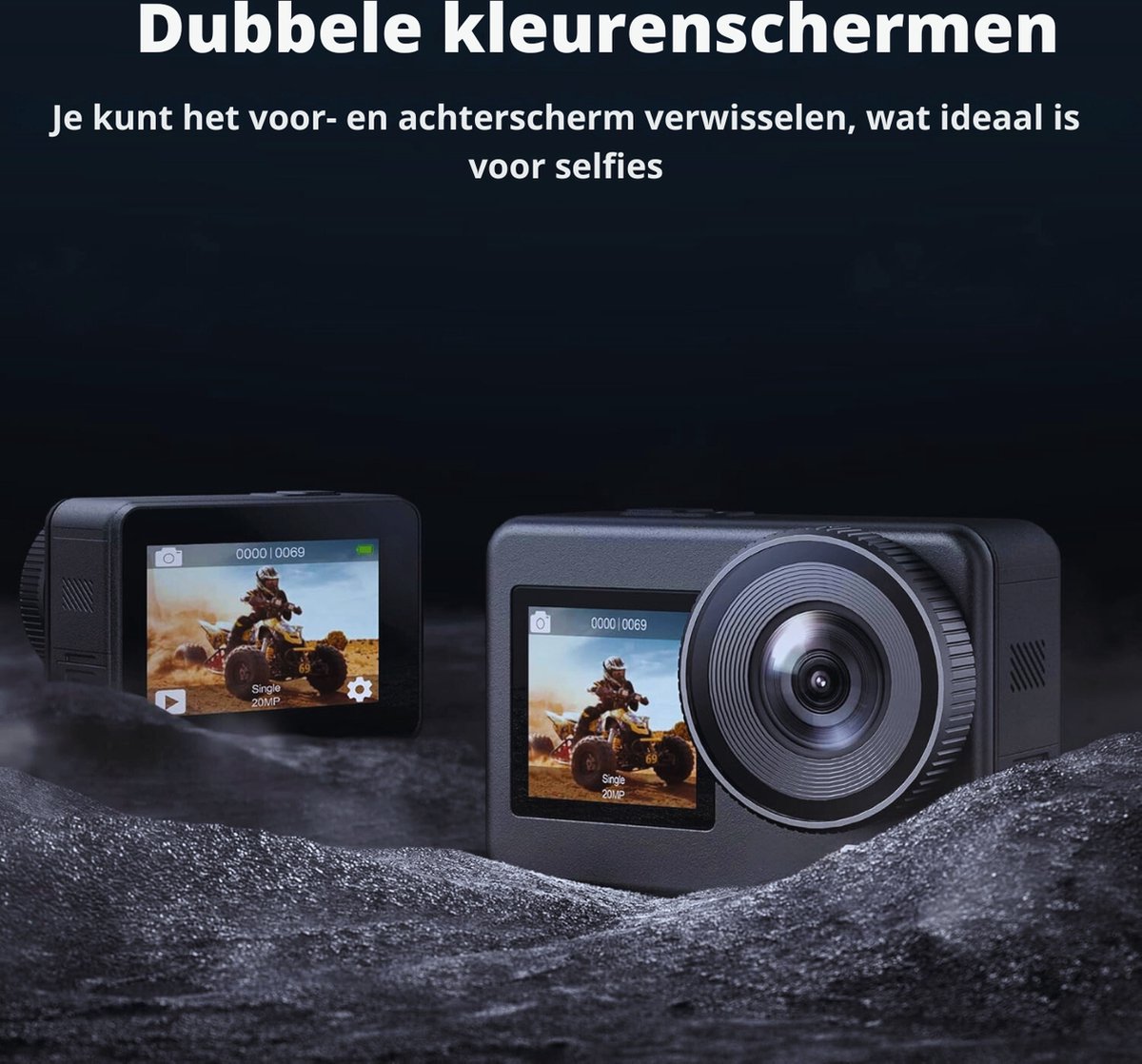 Brave 7 Action Cam 4K 30fps 20MP