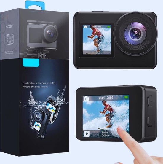 Brave 7 Action Cam 4K 30fps 20MP