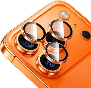 Camera bescherming voor iPhone 17 Pro Max - 3 stuks - oranje - ShopVlot