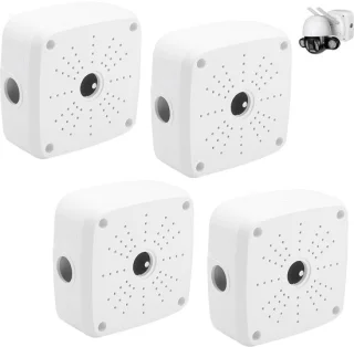 Camera junction box 4 stuks - dikke plastic waterdichte behuizing - ShopVlot