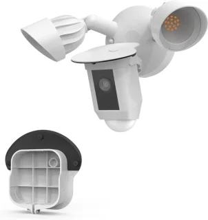 Camera regenbescherming voor Ring Floodlight Cam Wired Plus met kabel