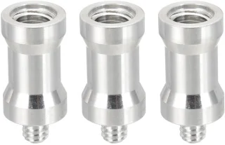 Camera-spindel-schroefconverter 3/8" naar 1/4" - 3-pack