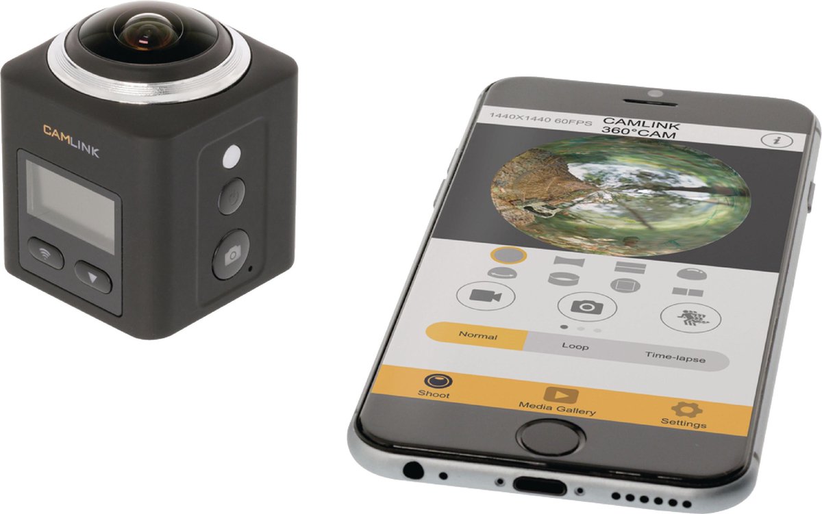 Camlink CL-AC360 Full HD Action Camera Zwart