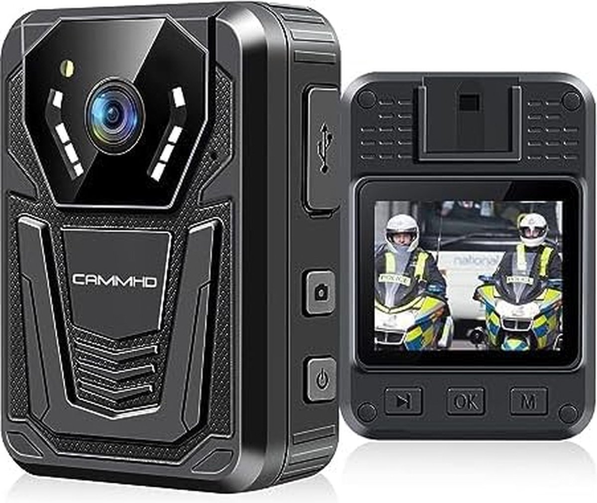 De CAMMHD 4K Bodycamera in één oogopslag