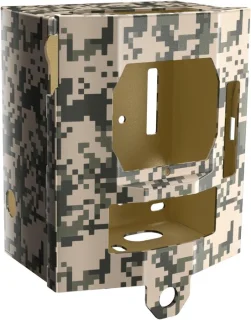 Camouflagepatroon trailcamera beveiligingsbox - ShopVlot