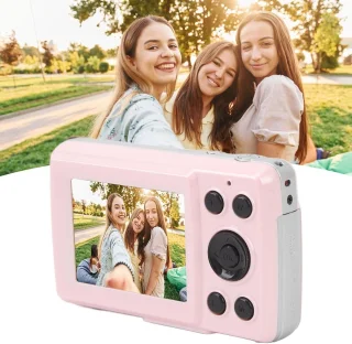 Compacte Vlogcamera 16MP 1080P Roze