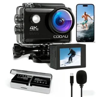 COOAU Action Camera - Actie- en Onderwatercamera