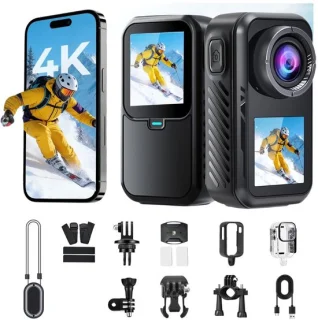CRLYN actie camera - onderwater camera - zwart
